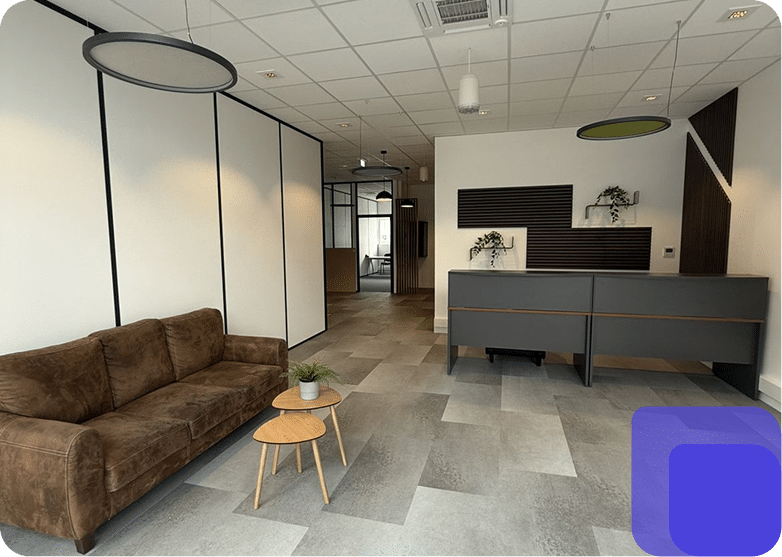 Bureaux en coworking et salles de réunion modulables