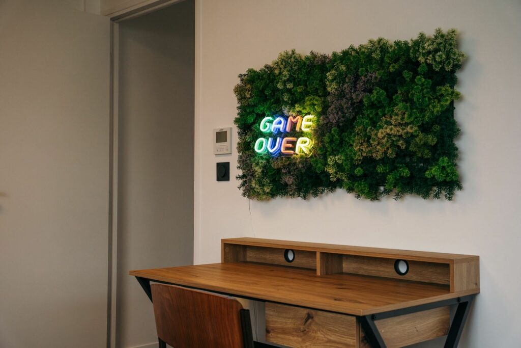 Le bureau « Game Over »